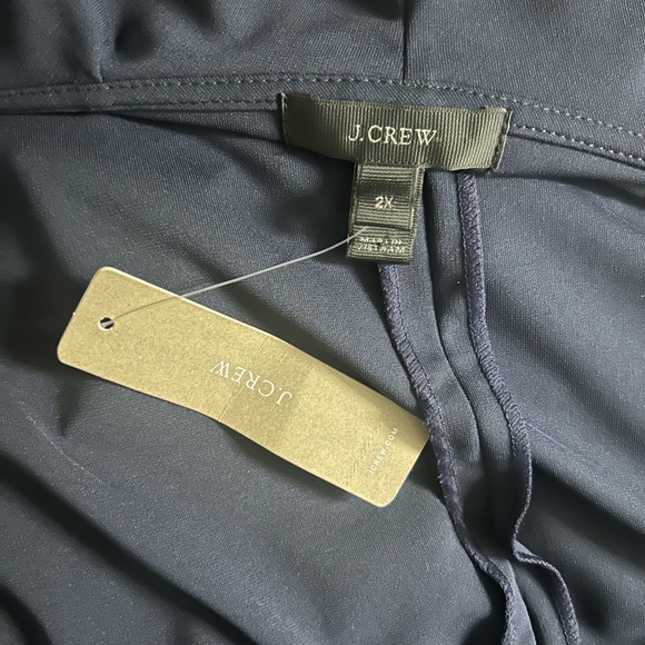 J. Crew Deep Blue Ruffle Midi Dress - Picture 6 of 6